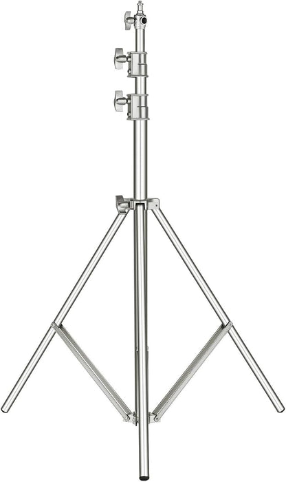 Neewer 118"/3m Stainless Steel Light Stand, Spring Cushioned Heavy Duty by Neewer