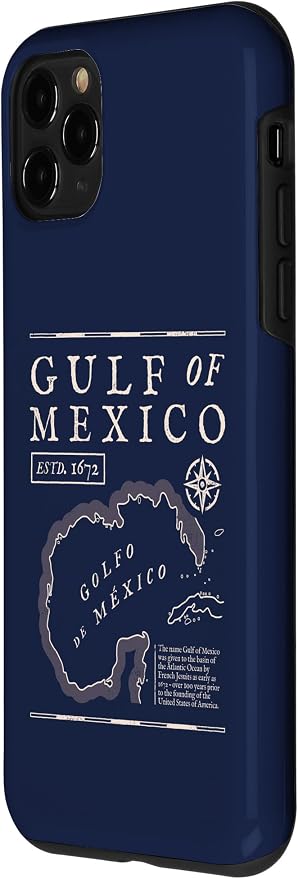 Gulf of Mexico 1672 Historic Map Case - Image 2