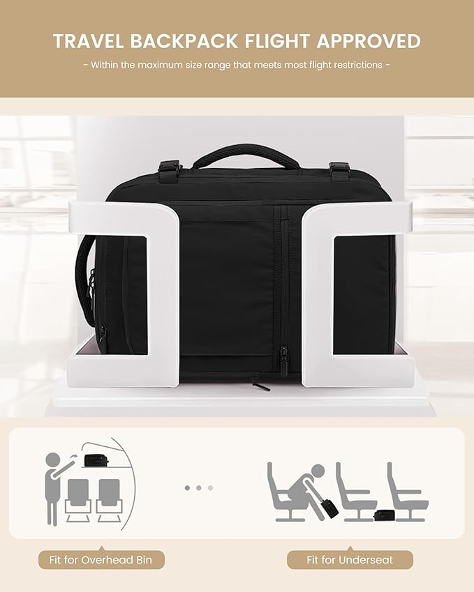 LOVEVOOK Travel Backpack for Women & Men, 40L Large Carry On Backpack Airline - Image 5