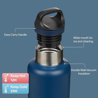 BJPKPK Insulated Water Bottle 32OZ Stainless Steel Water Bottle - Image 2