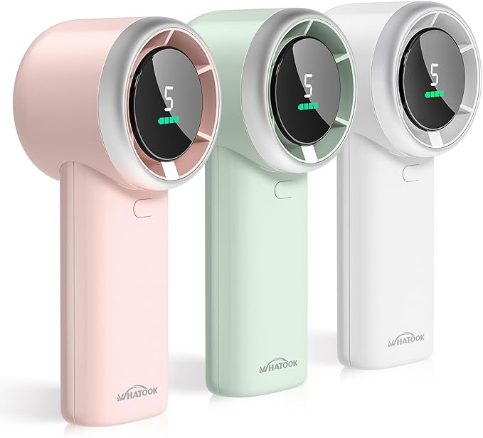 WHATOOK Portable Handheld Mini Fan: High Speed Cooling Fan, 10 Hours Battery - Image 7