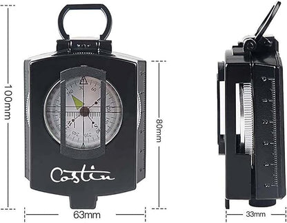 COSTIN Multifunctional Compass, Metal Military Waterproof High Accuracy Compass - Image 2
