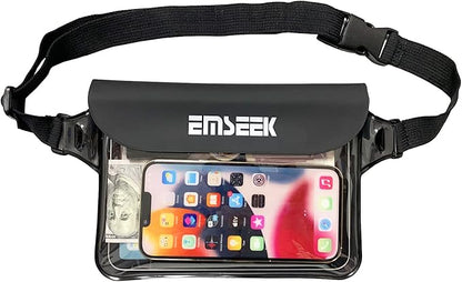 Waterproof Waist Pouch Dry Belt Bag Fanny Pack Keep Your Key Fob Wallet Kindle by EMSEEK