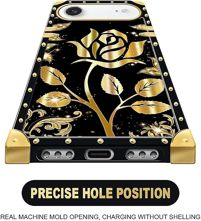 for iPhone 17 Air Case Luxury Golden Decoration - Image 5