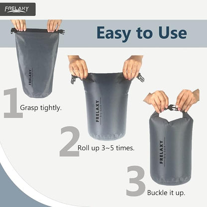 Frelaxy Waterproof Dry Bag 2 Pack/3 Pack, Lightweight Portable Dry Bags - Image 5