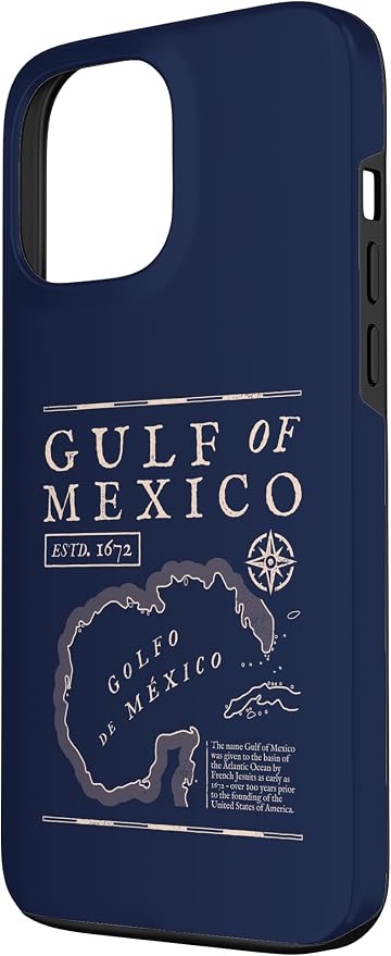Gulf of Mexico 1672 Historic Map Case - Image 2