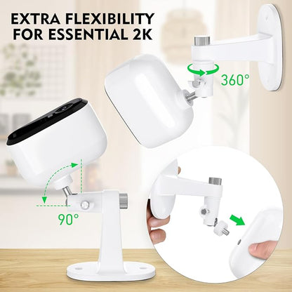 2Pack Adjustable Mount for Arlo Essential 2K Indoor/Outdoor, for Arlo Pro - Image 4