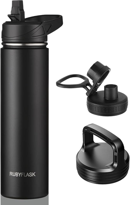 RUBYFLASK 24oz Insulated Water Bottle by RUBYFLASK