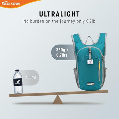 SKYSPER 10L Hiking Backpack Small Foldable Daypack Packable Lightweight Hiking - Image 3