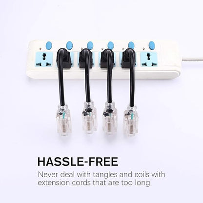 Miady Short Power Extension Cord Outlet Saver, Female Plug - Image 4