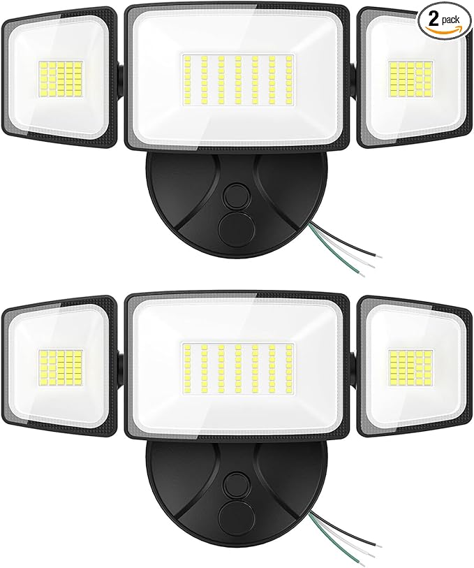 Onforu 2 Pack 75W Flood Lights Outdoor, 7000LM LED Flood Lighting Outdoor by Onforu