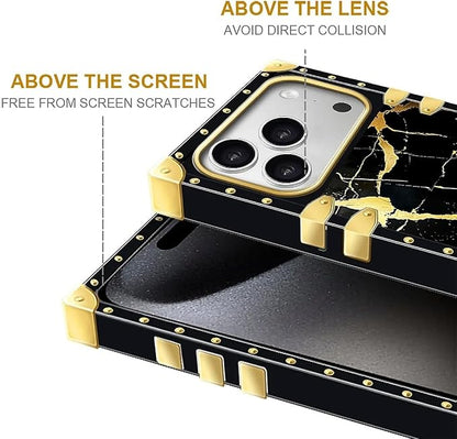 for iPhone 17 Pro Case Luxury Golden Decoration - Image 7