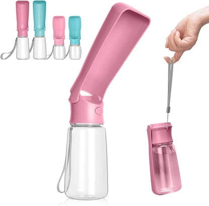 Portable Dog Water Bottle, Foldable Dog Water Bottle Leak Proof Dispenser by AIKIDS