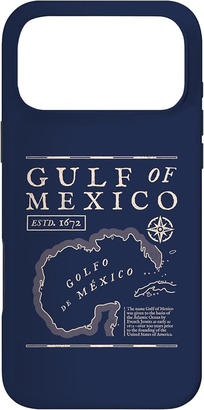 Gulf of Mexico 1672 Historic Map Case by Unknown