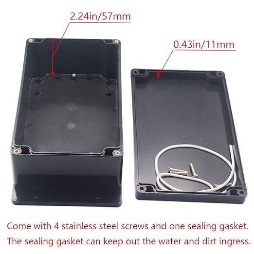 Junction Box IP65 Waterproof ABS Plastic Electrical Project Case Power Junction - Image 4