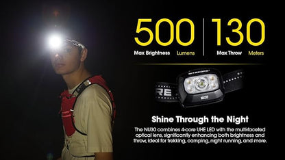 Nitecore NU30 500 Lumen LED Rechargeable Headlamp - Image 7