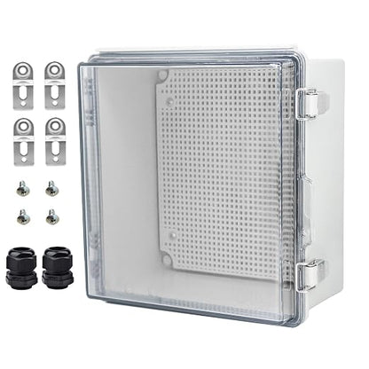 Waterproof Electrical Box with Mounting Plate, IP67 Junction Box Stainless by YETLEBOX