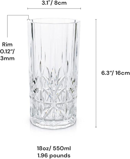 BELLAFORTE Shatterproof Tritan Plastic Tall Tumbler, 18oz - Image 7