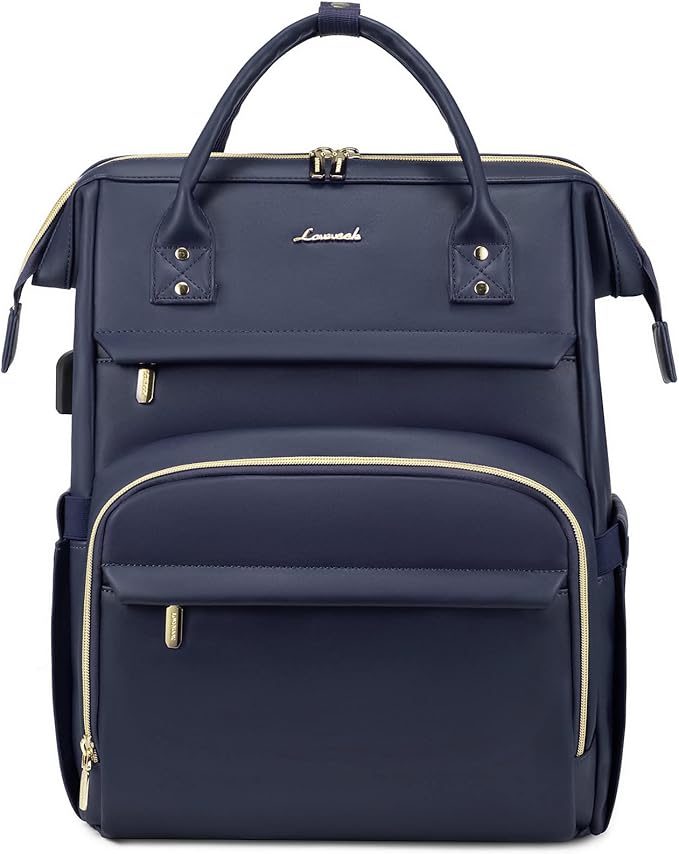 LOVEVOOK Leather Laptop Backpack by LOVEVOOK