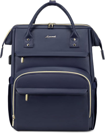 LOVEVOOK Leather Laptop Backpack by LOVEVOOK
