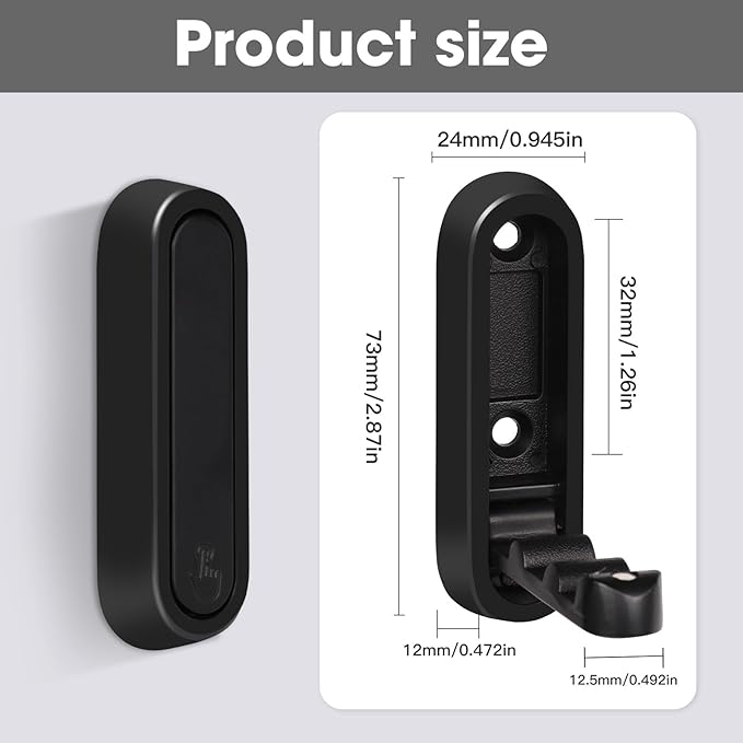 Dntorx Folding Coat Hooks - Image 3