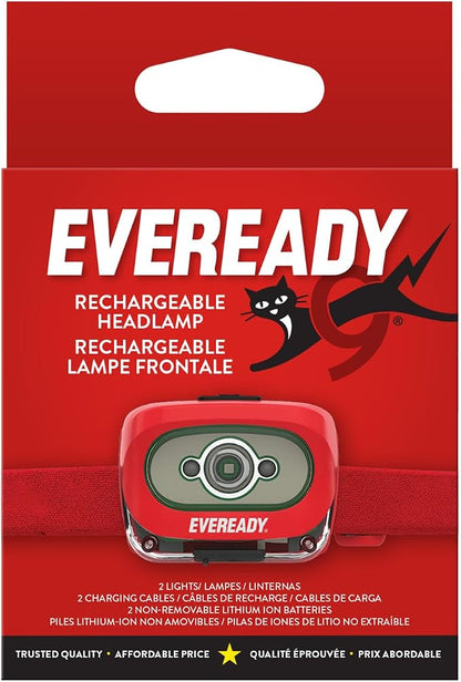 Eveready X200 LED Rechargeable Headlamps, Super Bright IPX4 Water Resistant - Image 9