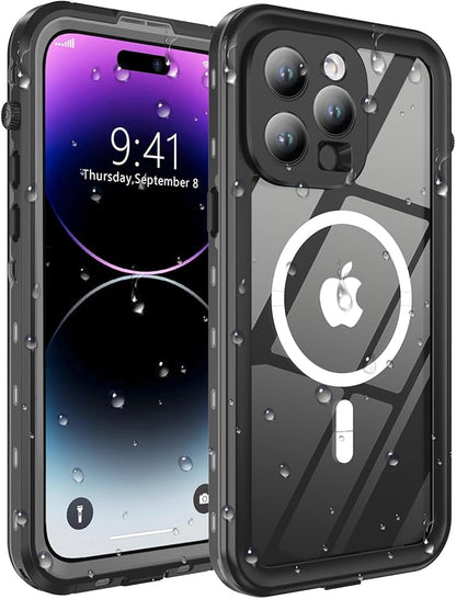 for iPhone 14 Pro Waterproof Case by Dewfoam