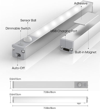 GOODEA 6 Pack Led Under Cabinet Lights Wireless - Image 2