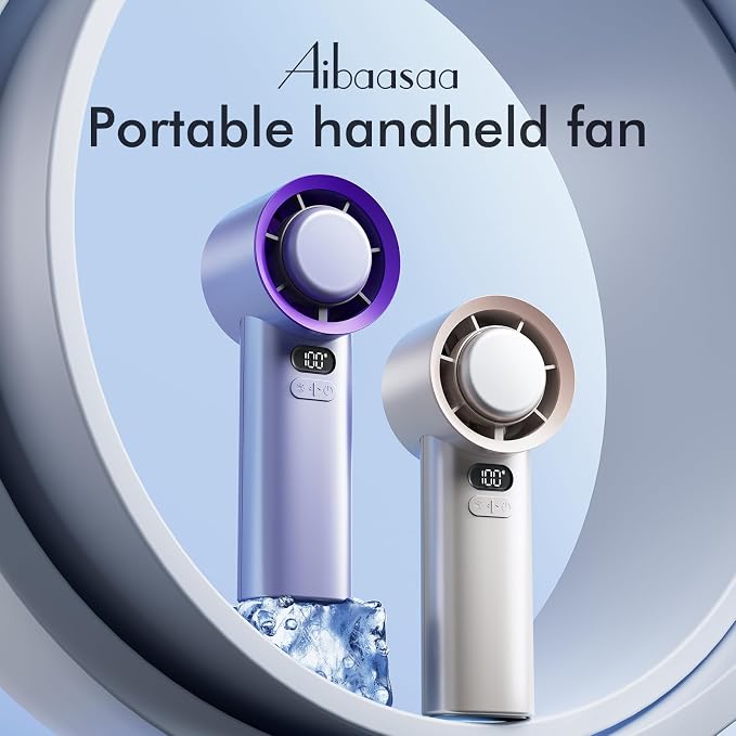 MUXNW Portable Fan for Travel Mini: Pocket Small Handheld Hand Held - Image 8