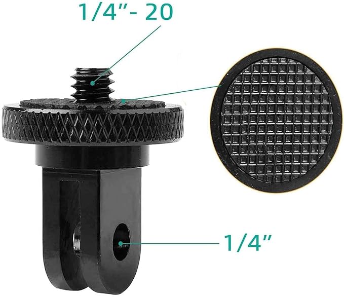 Aluminum Camera Tripod Adapter 1/4"-20 Conversion Adapter Mounts Compatible - Image 6