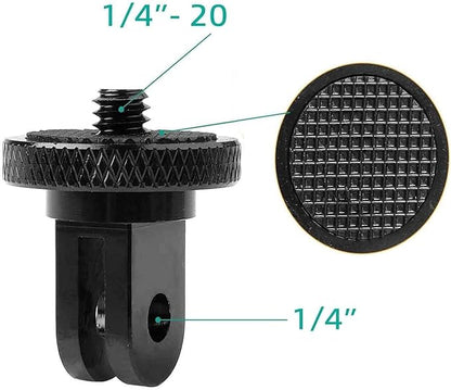 Aluminum Camera Tripod Adapter 1/4"-20 Conversion Adapter Mounts Compatible - Image 6