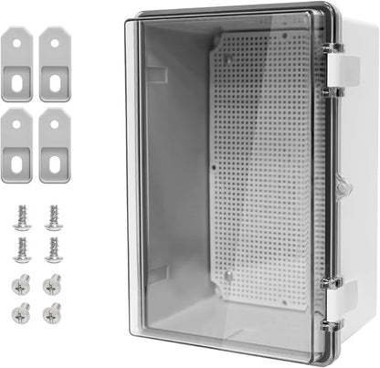ABS Plastic Dustproof Waterproof IP65 Junction Box Hinged Shell Universal by LMioEtool