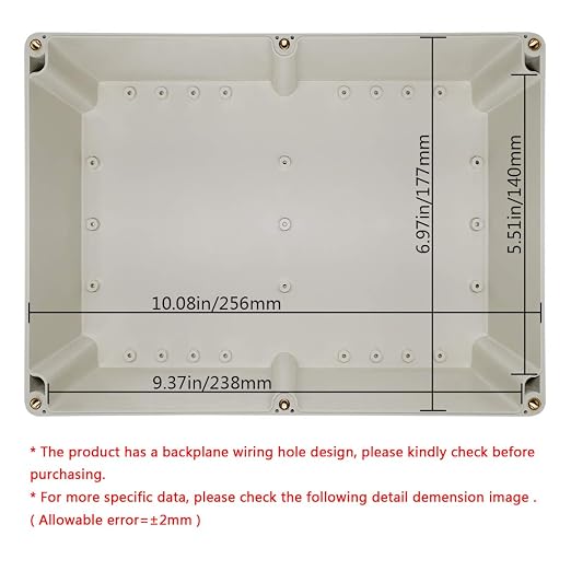 LeMotech ABS Plastic Junction Box Dustproof Waterproof IP65 Electrical - Image 5