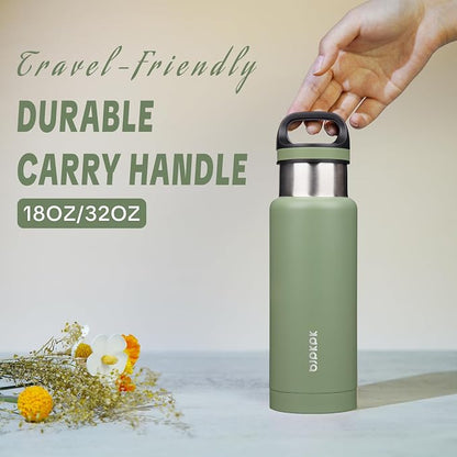 BJPKPK Insulated Water Bottle 18OZ Stainless Steel Water Bottle - Image 4