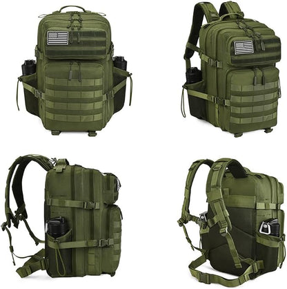 45L Tactical Backpack for Men Women, Military Assault Pack - Image 4