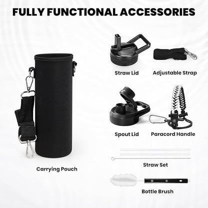 RAYMYLO Insulated Water Bottle 24oz, Triple Wall Vacuum Stainless Steel - Image 6