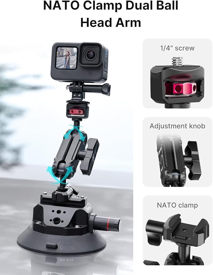 Ulanzi SC-02 Heavy-Duty Suction Cup Mount - Image 4