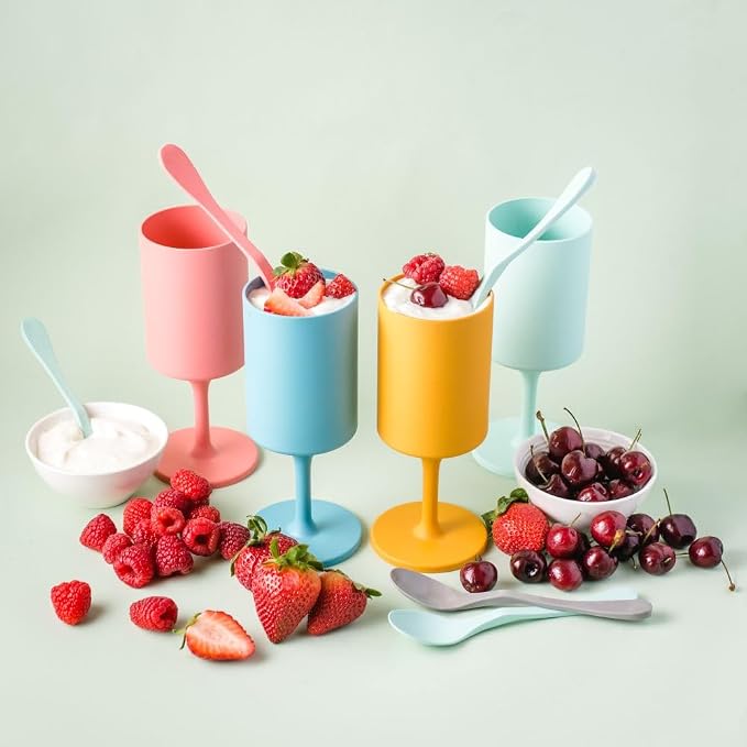 Knork Eco 4 Piece Party Cup, Outdoor Wine Stem - Image 7
