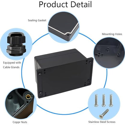 Junction Box IP65 Waterproof ABS Plastic Electrical Project Case Power Junction - Image 5