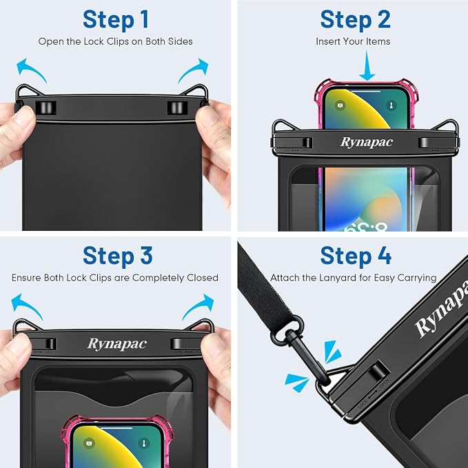 Rynapac [Up to 10" Large Waterproof Phone Pouch - Image 8