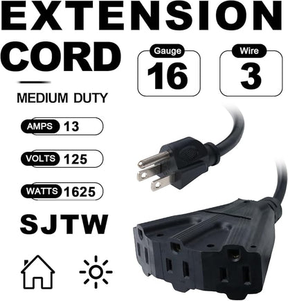 EP 2 Pack 6 Ft Outdoor Extension Cord - Image 2