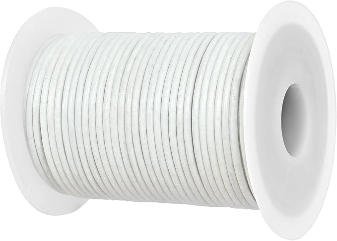 GENIQUE Real/Genuine Round Leather String Cord by GENIQUE