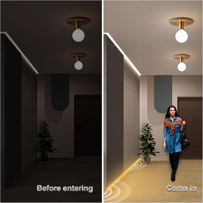 WOBANE Motion Activated LED Strip Light, Rechargeable Magnetic Battery Box - Image 7