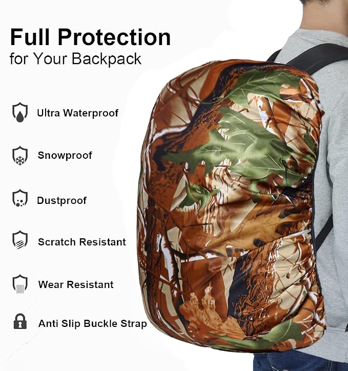 Waterproof Backpack Rain Cover - Image 2