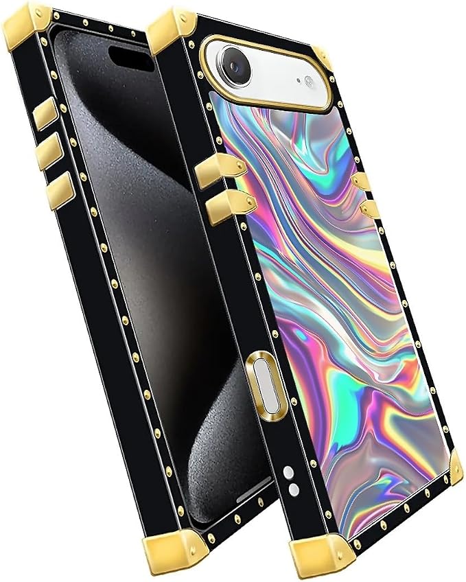 for iPhone 17 Air Case Luxury Golden Decoration - Image 3