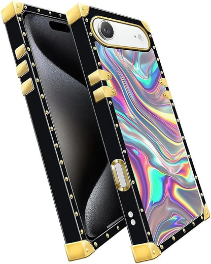 for iPhone 17 Air Case Luxury Golden Decoration - Image 3