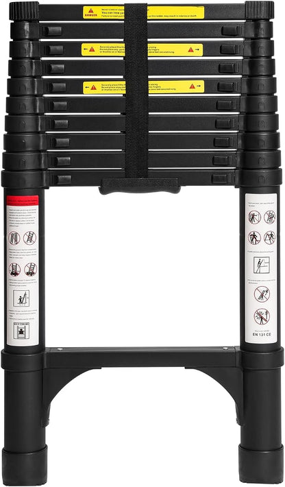 BOCOM 10.5 FT Aluminum Telescoping Ladder, Lightweight Multi-Purpose by BOCOM