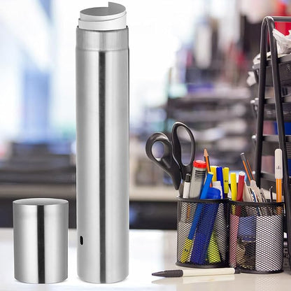 DOITOOL Stainless Steel Cylinder Box 11.8 Inch Document Storage Tube - Image 6
