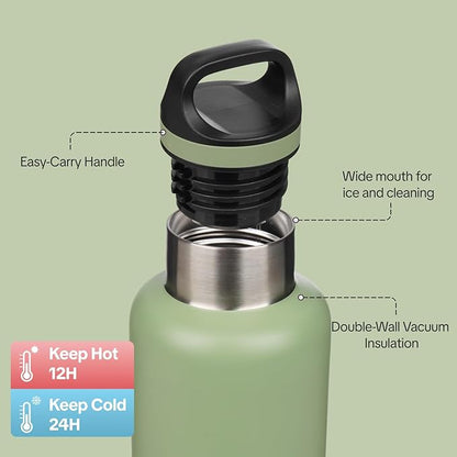 BJPKPK Insulated Water Bottle 32OZ Stainless Steel Water Bottle - Image 2