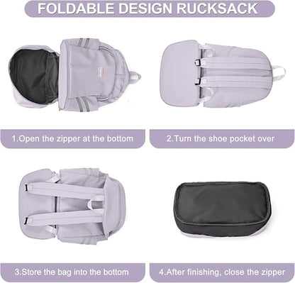 coofay Gym Backpack For Women Waterproof Sports Backpack - Image 7